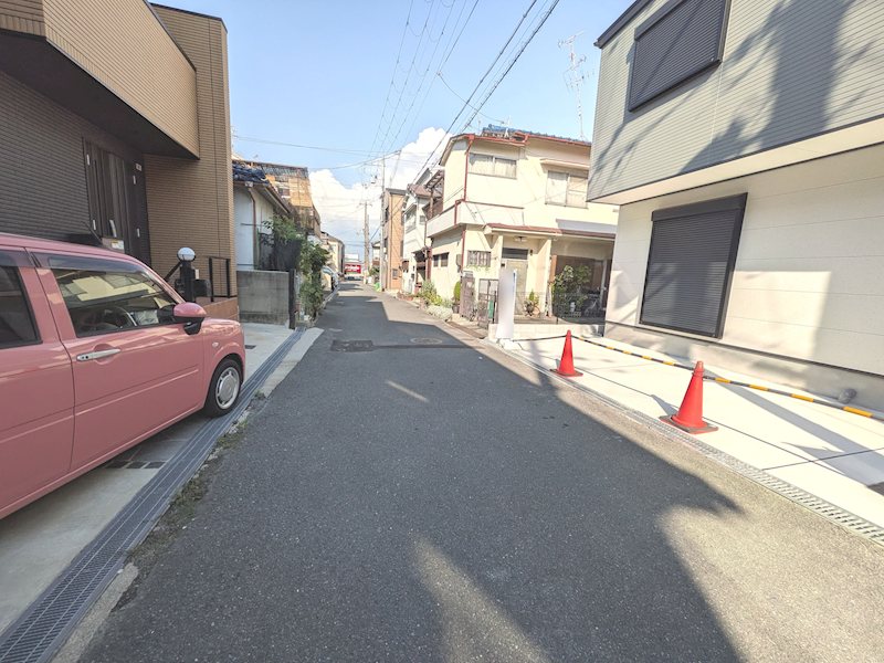 茄子作4丁目限定1邸新築分譲住宅 (プレサンスアージュ) 現地写真（前面道路含む現地写真）