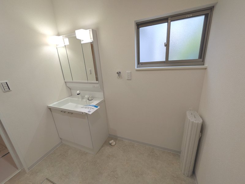 茄子作北町一戸建再生既存住宅 内観写真（洗面台・洗面所）