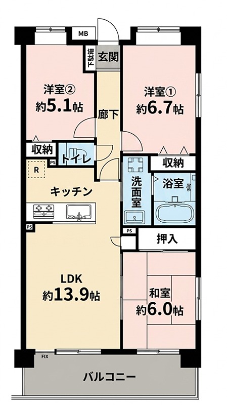 神奈川県相模原市南区相南１丁目 間取図・土地図
