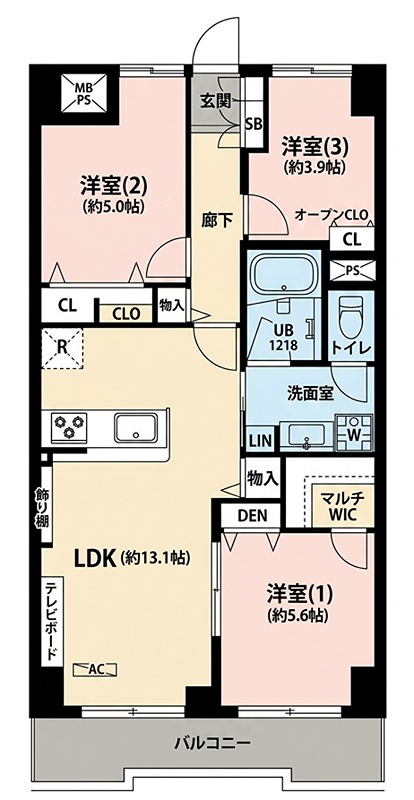 神奈川県横浜市西区平沼１丁目 間取図・土地図