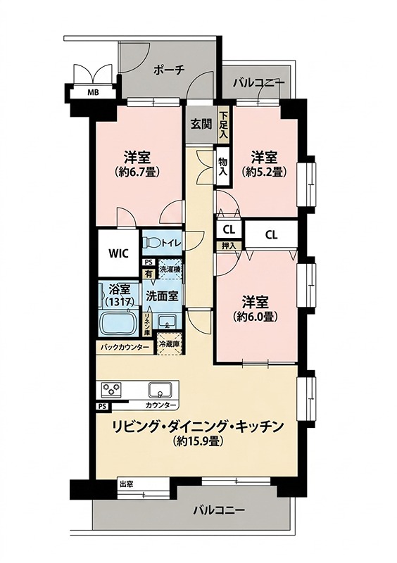 神奈川県横浜市鶴見区大東町 間取図・土地図