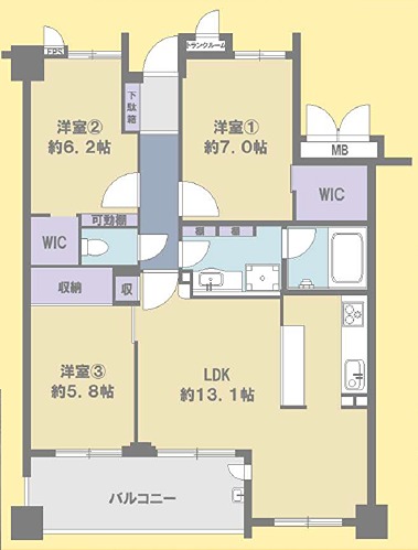 神奈川県横浜市中区本牧原 間取図・土地図