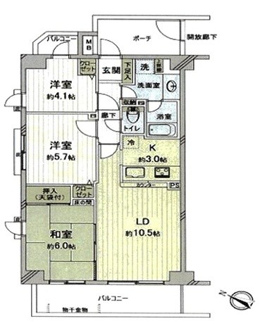 ソフィア上福岡 間取図・土地図