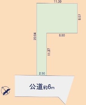 鶴ヶ島市富士見５丁目 区画図