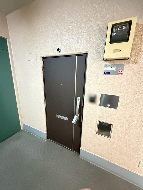 上福岡グロリアハイツ 現地写真（玄関）
