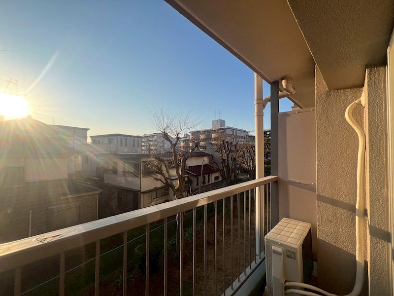 大宮植竹住宅 現地写真（バルコニー）