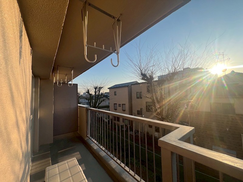 大宮植竹住宅 現地写真（バルコニー）