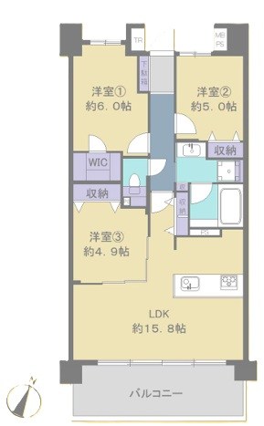イニシア南浦和 間取図・土地図