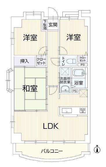 サン・ヒルズ小手指 間取図・土地図