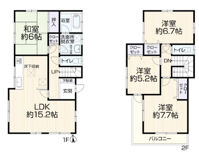 浦和区木崎5丁目 間取図・土地図