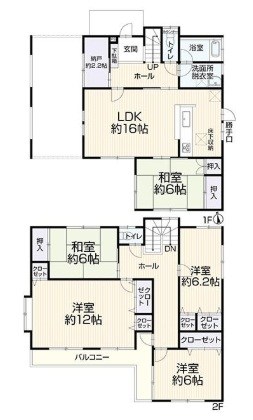 桜区大字塚本 間取図・土地図