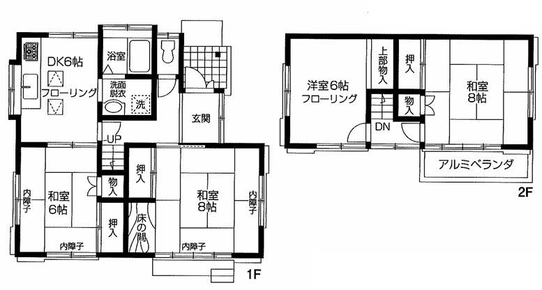 川越市石原町２丁目 間取図・土地図