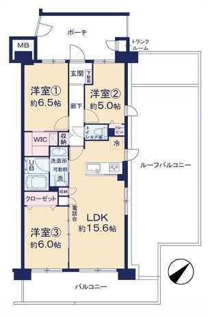 アメニクス川口 間取図・土地図