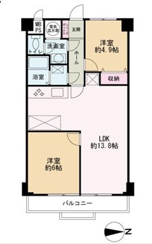 シャルマンコーポ朝霞 間取図・土地図