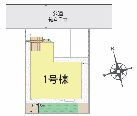 桜区塚本　１号棟 区画図