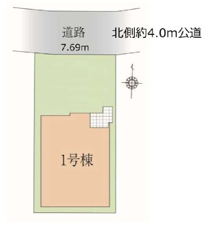 桜区町谷４期　１号棟 区画図