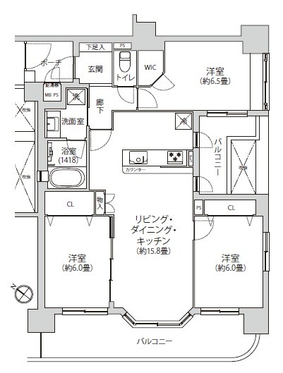 レクセルガーデン朝霞台 間取図・土地図