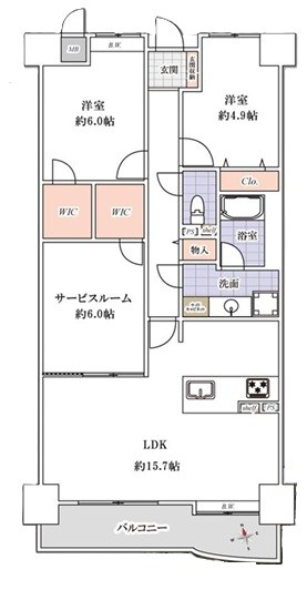 オーベル越谷南 間取図・土地図