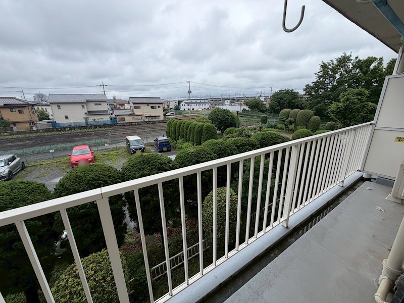 別所沼パークマンション 現地写真（バルコニー）