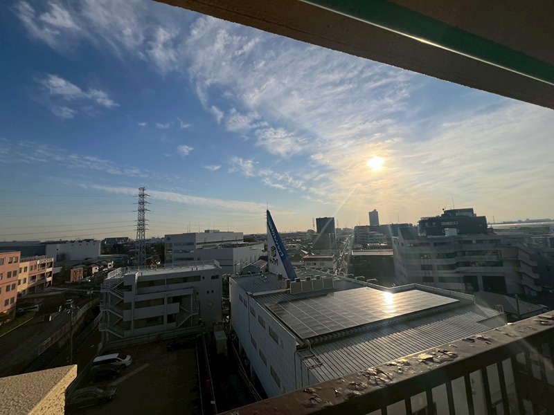 南浦和ハイツ 現地写真（バルコニー）