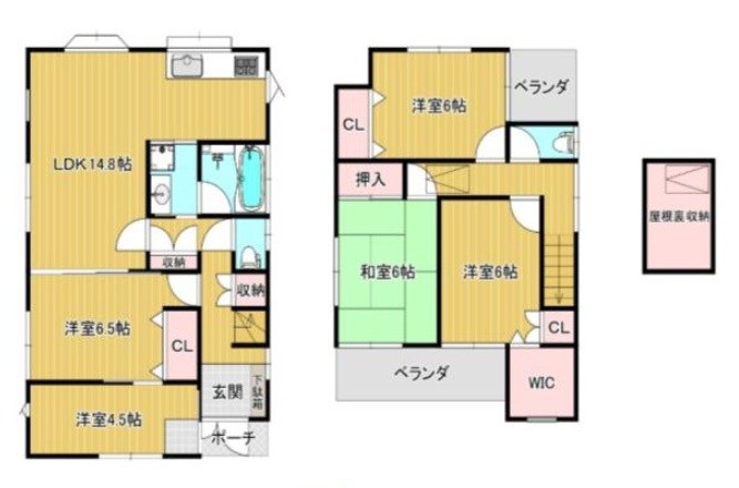 浦和区領家４丁目 間取図・土地図