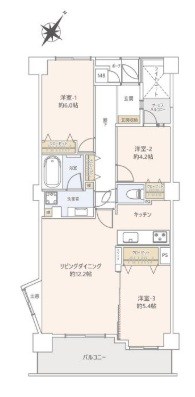 志木・北野 間取図・土地図
