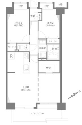 セントラルコート浦和南 間取図・土地図