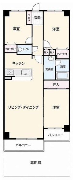 メイツ浦和 間取図・土地図