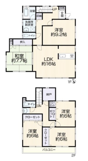 越谷市中島 間取図・土地図