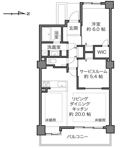 エルザタワー３２ 間取図・土地図