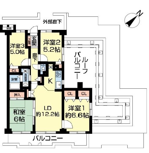 コスモ鶴瀬ステーションスクエア 間取図・土地図