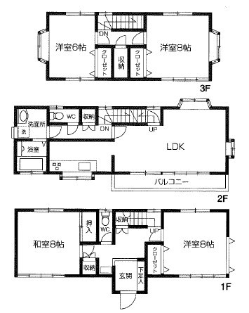 上尾市緑丘２丁目 間取図・土地図