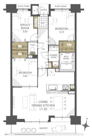 ヴェルビュせんげん台ステーションプラザ 間取図・土地図