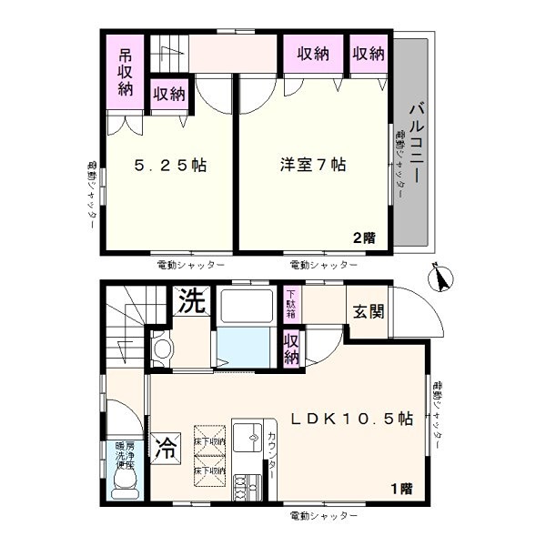 東京都府中市西府町３丁目1－1 間取図・土地図
