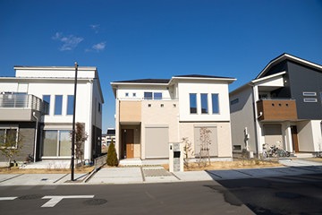 川島　分譲戸建 間取図・土地図
