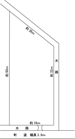美方郡香美町香住区香住の土地 間取図・土地図