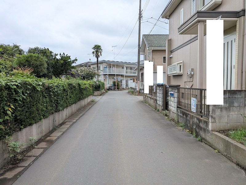 阿見町阿見　中古住宅 現地写真（前面道路含む現地写真）