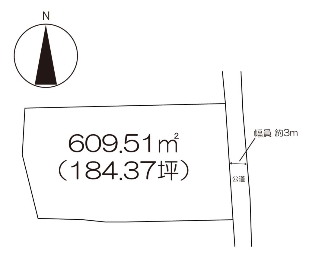 住宅用地　（川副町鹿江） 間取図・土地図